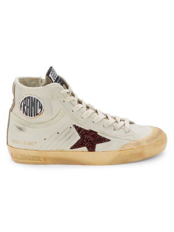 Golden Goose Mix Media High Top Sneakers